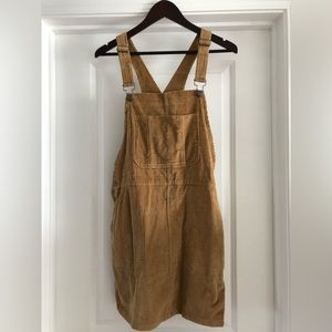 Wild fable corduroy overall dress